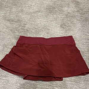 Lululemon Athletica define skirt. Size 10. Rust in color.